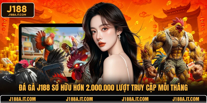 Đá gà J188 sở hữu hơn 2.000.000 lượt truy cập mỗi tháng